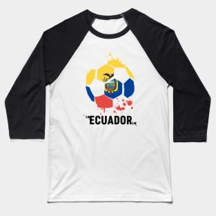 Ecuador Qatar 2022 World Cup, Ecuador Soccer Team 2022 Supporter Funny Ecuador Flag Futbol Baseball T-Shirt